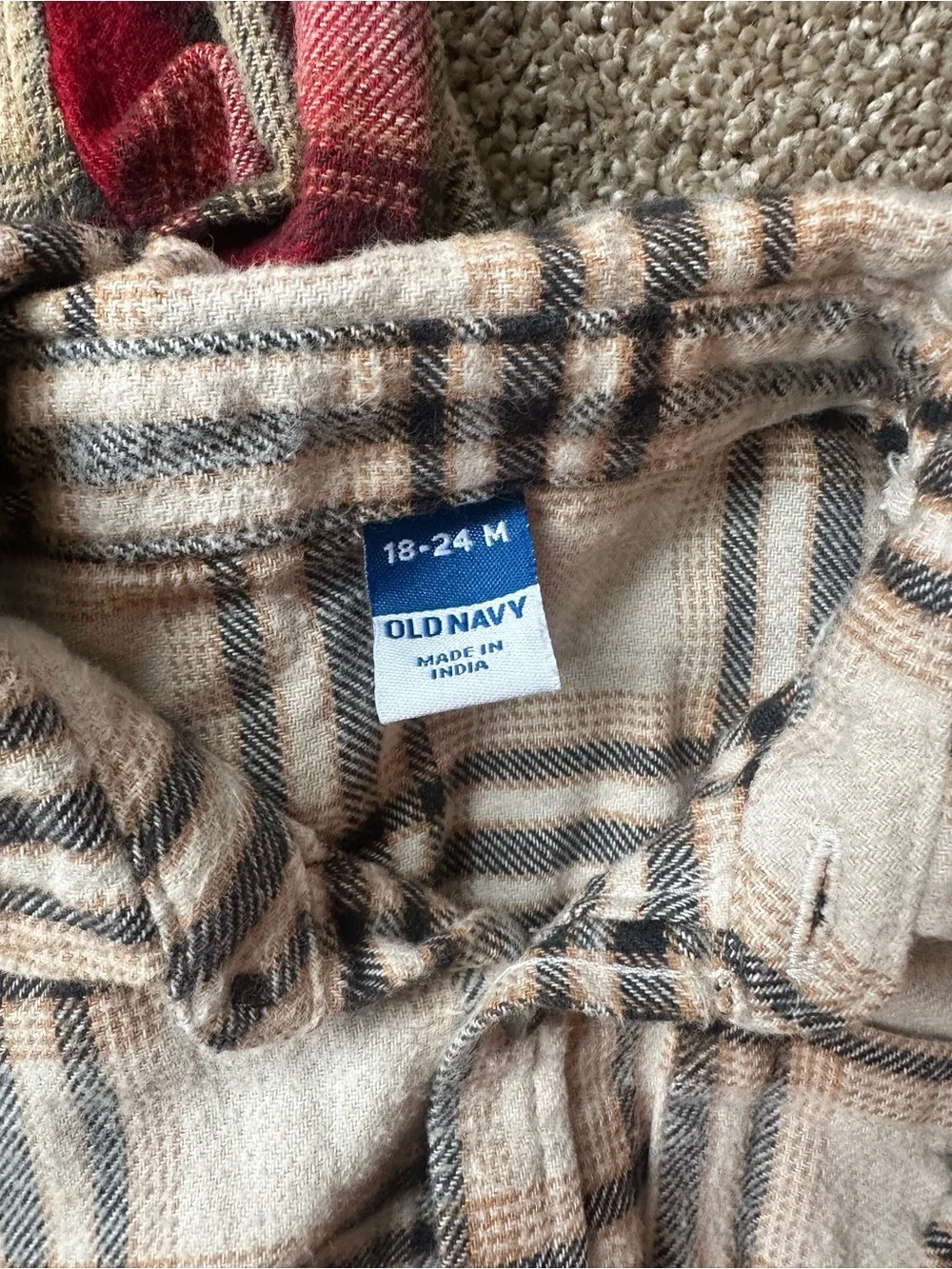 Baby boy plaid shirts